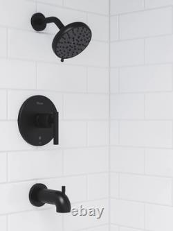 Pfister Zeelan Tub & Shower Trim Kit, Valve Included, 1-Handle, Matte Black Finish
