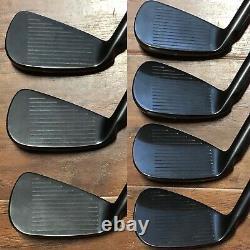 Ping s55 Iron Set (4-PW) NICE RH Xtreme Dark Finish Stiff Flex