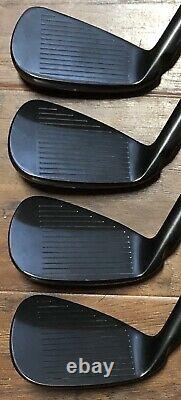 Ping s55 Iron Set (4-PW) NICE RH Xtreme Dark Finish Stiff Flex