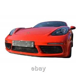 Porsche 718 Boxster And Cayman Full Grill Set Black Finish (2016 to)