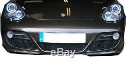 Porsche Cayman 987.2 Front Grille Set (manual and pdk) Black finish 2009