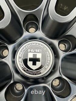 Porsche HRE 20 Wheel and Tire Set / HRE FF04 / Flowform Tarmac Finish Concave
