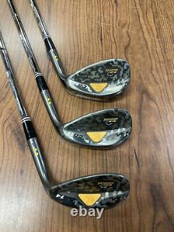 RARE & EXCELLENT CLEVELAND CG14 Zip Groove CAMO FINISH Wedge Set 52 56 60