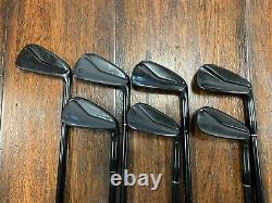 RH Taylormade P770 Iron Set 4-PW BLACK CERAKOTE FINISH 9.9/10