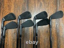 RH Taylormade P770 Iron Set 4-PW BLACK CERAKOTE FINISH 9.9/10