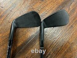 RH Taylormade P770 Iron Set 4-PW BLACK CERAKOTE FINISH 9.9/10