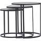 Renwil Donatella Set Of 3 Nested Table With Black Finish Ta429