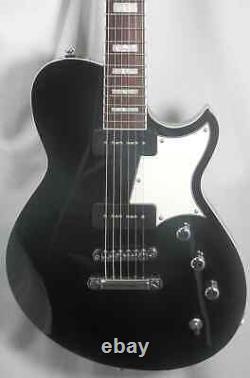 Reverend Set-Neck Contender 290 Midnight Black Finish- P90s Rosewood Fretboard