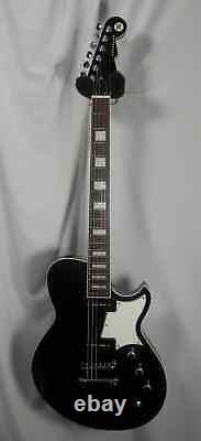 Reverend Set-Neck Contender 290 Midnight Black Finish- P90s Rosewood Fretboard