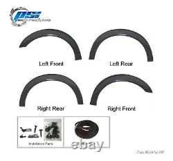 Rugged Paintable Fender Flares Fits Ford F-150 1997-2003 Styleside Only Full Set