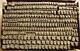 Set Of Vintage Brass Type Black Letters Bookbinders Leather Brass Gilt Finishing