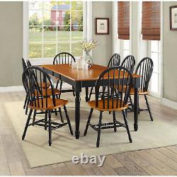 SOLID WOOD CHAIRS SET OF 2 Kitchen Nook Dining Room Seat Farmhouse 4 Finishes