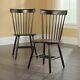 Sauder 418892 New Grange Spindle Back Dining Chair In Black Finish Set Of 2 New