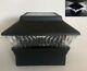 Sef Of 2/4/6/8/10/12 Black/copper/white Solar 4x4 Pvc&wood Post Cap Led Light