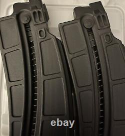 Set Of TWO Aftermarket Magazines S&W M&P 15-22 22 LR 10 Rd Polymer Black Finish