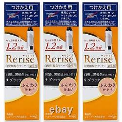 Set of 3? Rerise Hair Color for Gray Hair Re-Black Soft Finish Refill 190g
