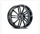 Set Of 4 463bk Platinum Valor 17 Black With Gloss Finish Wheels