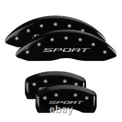 Set of 4 Black finish, Silver Sport (2015)