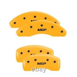 Set of 4 Yellow finish, Black MGP