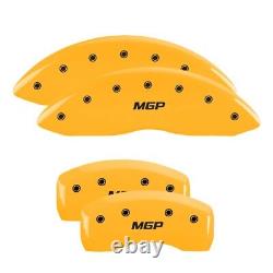 Set of 4 Yellow finish, Black MGP