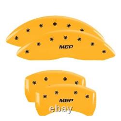 Set of 4 Yellow finish, Black MGP