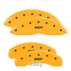 Set of 4 Yellow finish, Black MGP