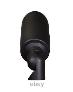 Set of 6 Up Light Bullet in Black Finish with 3W LED Bulb