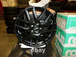 Set of Vison Cross 2 wheels 18x8 5-114.3(40) matte black finish