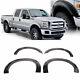 Smooth Pocket Style Fender Flares Fit 2011-2016 Ford F250 F350 Super Duty