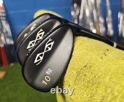 Snake Eyes Forged Black Nitride 3 Wedge Set 52-56-60 Spine Aligned Black S300