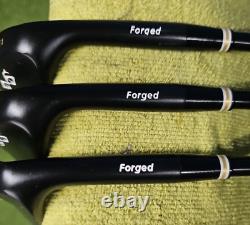 Snake Eyes Forged Black Nitride 3 Wedge Set 52-56-60 Spine Aligned Black S300