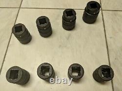Snap-on 3/4Dr 12 Point Sockets Black Industrial Finish Like New Very Nice