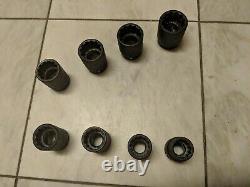 Snap-on 3/4Dr 12 Point Sockets Black Industrial Finish Like New Very Nice