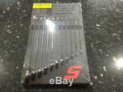 Snap-on Industrial Finish 15pc Black Spanner Set Sizes 10 Mm-24 Mm. Brand New