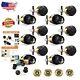 Stainless Steel Keyed Entry Knob And Deadbolt Combo 6-piece Set, Black Finish