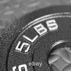 Steel Olympic Plates 175LB Set Premium 2 Inch 175 Pound Weight Plate Package