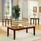 Steve Silver Company Abaco 3 Piece Cocktail Table Set In Acacia Finish