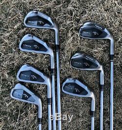 Super rare Callaway Stenson Smoke dark satin finish LEGACY BLACK Iron Set 4-PW