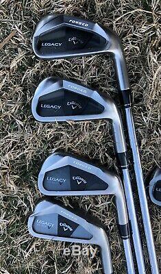 Super rare Callaway Stenson Smoke dark satin finish LEGACY BLACK Iron Set 4-PW