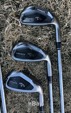 Super rare Callaway Stenson Smoke dark satin finish LEGACY BLACK Iron Set 4-PW