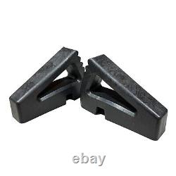 TREDZ Defender Window Block Bracket Bulkhead Step Set Raw Black Finish