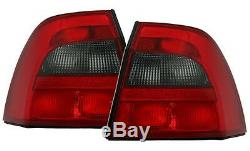 Taillights set for Opel Vectra B Limo 99-03 FACELIFT RED BLACK finish LIGHTS