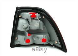 Taillights set for Opel Vectra B Limo 99-03 FACELIFT RED BLACK finish LIGHTS