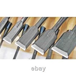 Tasai Oire Nomi Japanese Bench Chisels Fusetsu Set of 10 Black Finish