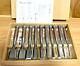Tasai Oire Nomi Japanese Bench Chisels Set Of 10 Polished Black Finish With Box