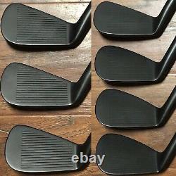 TaylorMade P7TW Forged Iron Set (4-PW) Xtreme Dark Finish Black KBS Tour 130