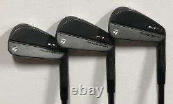 TaylorMade P7TW Forged Iron Set (4-PW) Xtreme Dark Finish Black KBS Tour 130