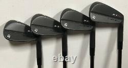 TaylorMade P7TW Forged Iron Set (4-PW) Xtreme Dark Finish Black KBS Tour 130