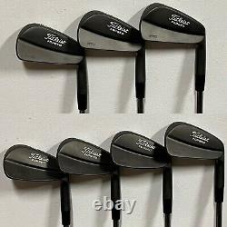 Titleist 670 Forged Iron Set (4-PW) NICE RH Xtreme Dark Finish HHC