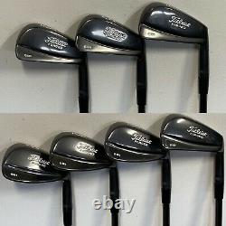 Titleist 681 Forged Iron Set (4-PW) MINT Xtreme Dark Finish BlK KBS X Flex